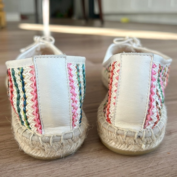 MAYPOL Made In Spain Colorful Striped Ballerina Espadrille Flats Size 38 (7.5) - Picture 4 of 7